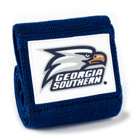 Blue band with Georgia Southern logo on a white background