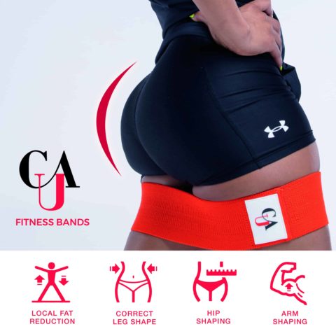 Clark Atlanta Univ Resistance Bands – Non-Slip Loop Bands for Glutes & Legs, Women’s Fitness, Yoga & Home Workout, Soft & Durable (Small/Medium & Medium/Large – Pack of 2)